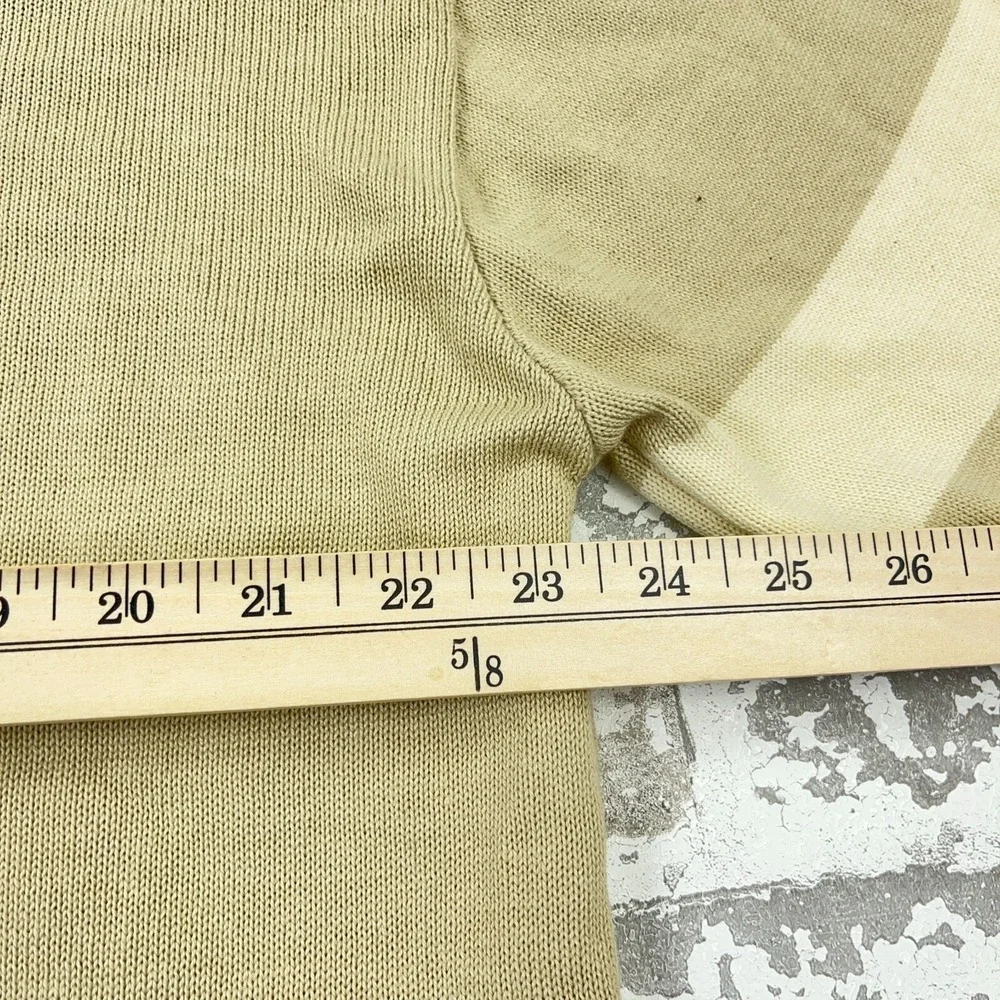 Tennessee Volunteers Sweater Men XL‎ Tan Brown V Neck Knit Pullover Golf Adult